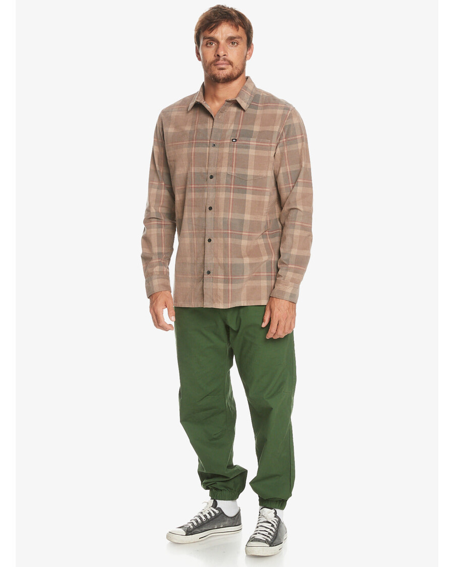 Ασημένιο μακρυμάνικο πουκάμισο κουίκ - Fossil Oakenhead