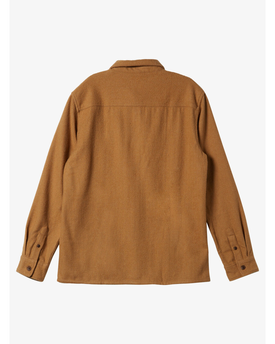 クイックシルバー ソルターヒル 長袖シャツ - ボーンブラウン