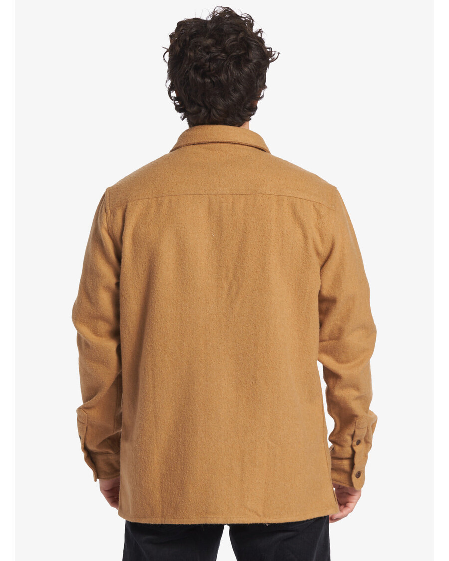 クイックシルバー ソルターヒル 長袖シャツ - ボーンブラウン