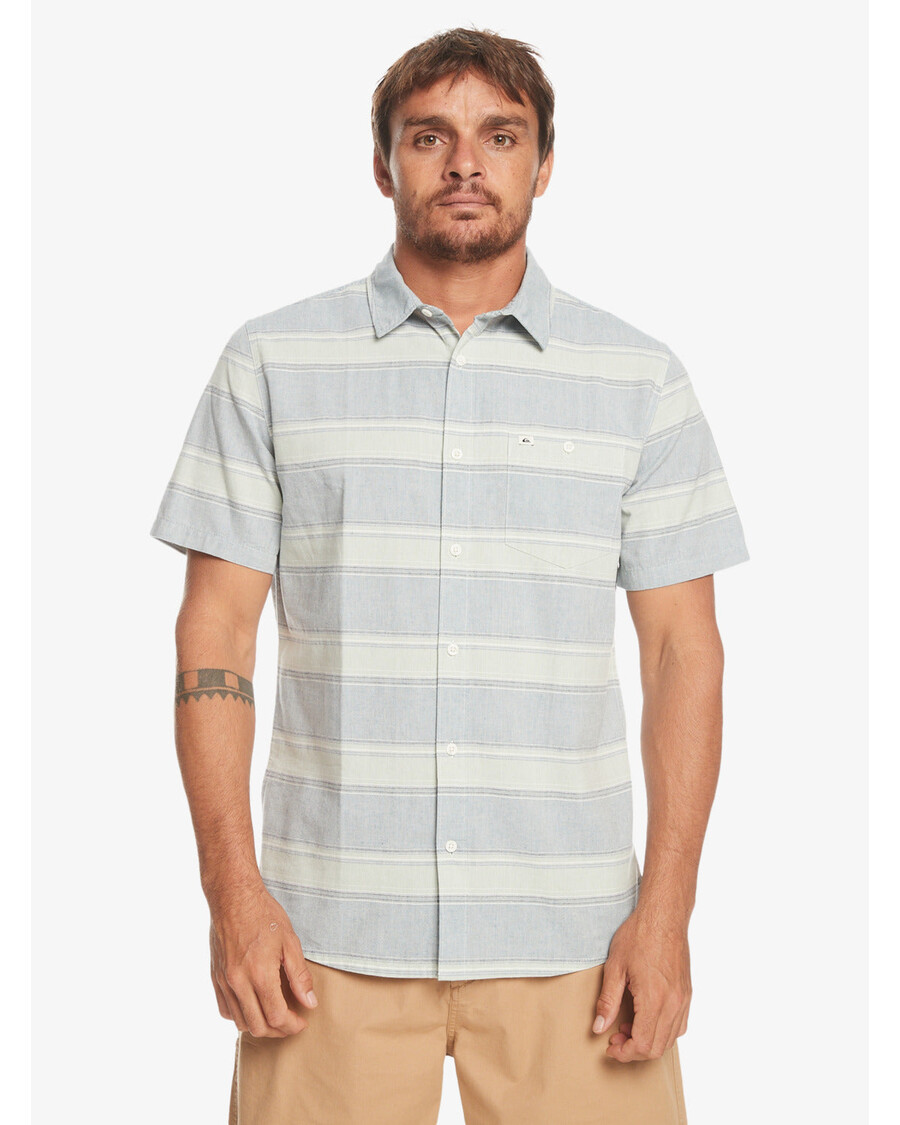 Quiksilver Cali Sunrise Kortermet Skjorte - Bering Sea Cali