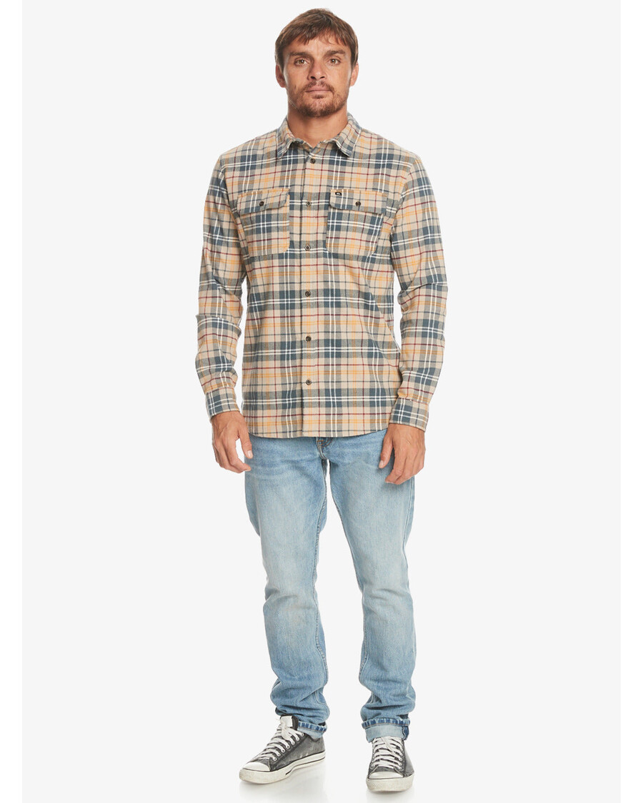 Kemeja Lengan Panjang Quik Silver Spey Bay - Plaza Taupe Spey Bay