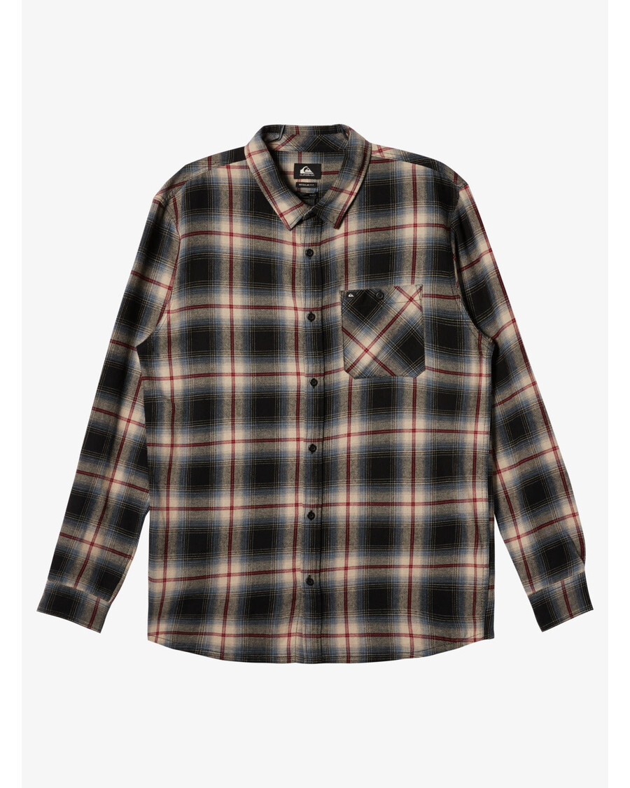 Quik Silver Craibstone Long Sleeve Shirt - Black Craibstone