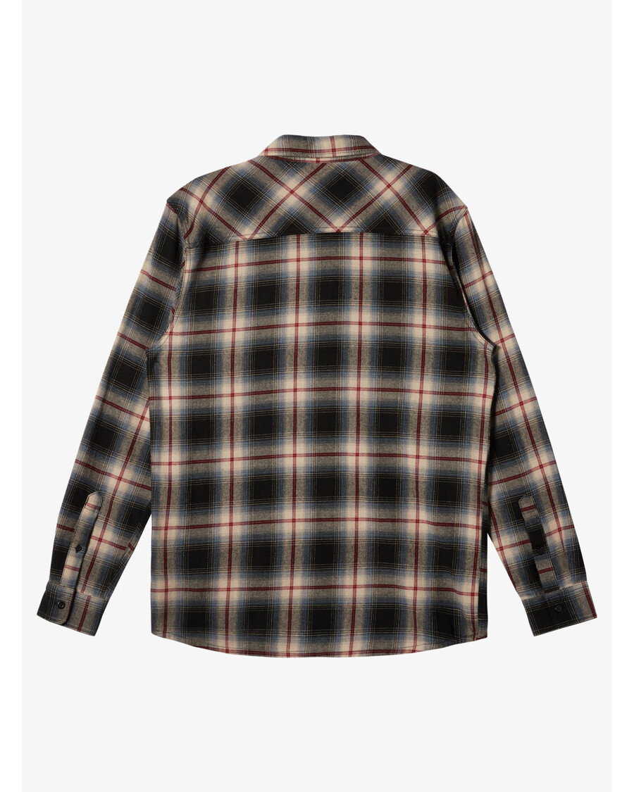 Quik Silver Craibstone Long Sleeve Shirt - Black Craibstone