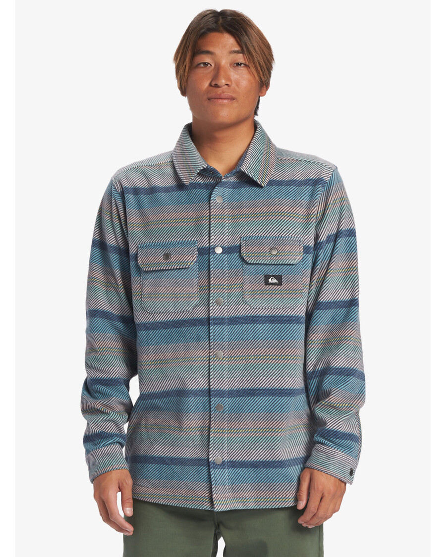 Quik Silver Surf Days Long Sleeve Fleece Shirt - Reef Waters Surf Days