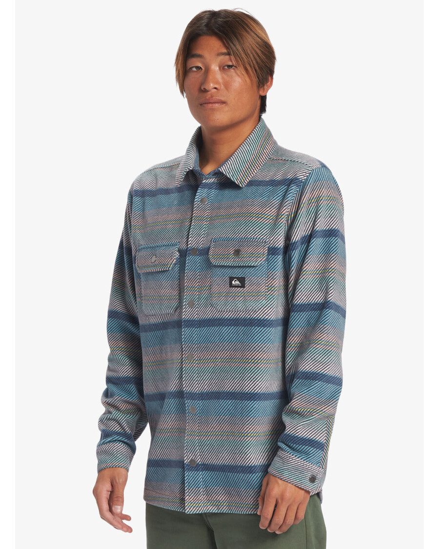 Quik Silver Surf Days Long Sleeve Fleece Shirt - Reef Waters Surf Days