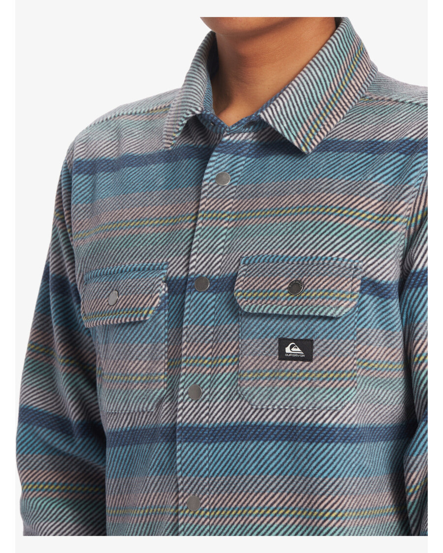 Quik Silver Surf Days Long Sleeve Fleece Shirt - Reef Waters Surf Days
