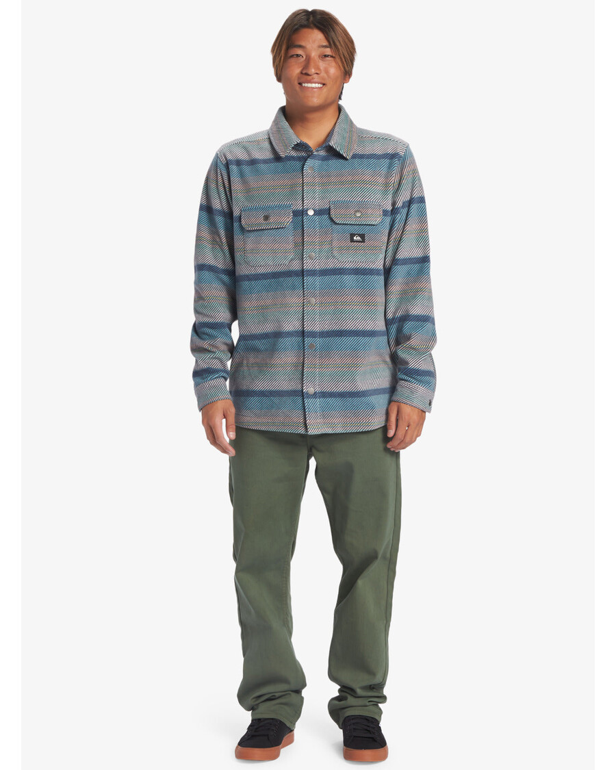 Quik Silver Surf Days Long Sleeve Fleece Shirt - Reef Waters Surf Days