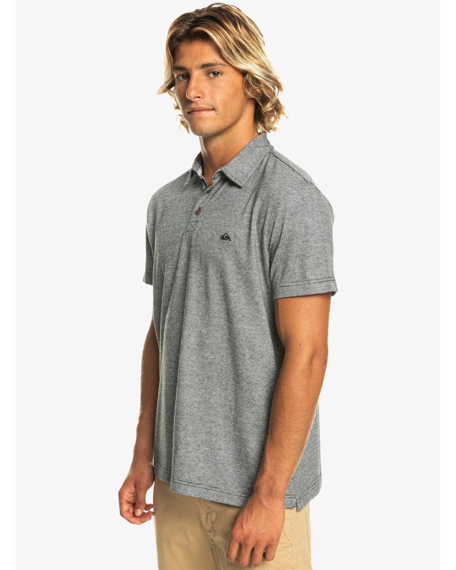 Quiksilver Sunset Cruise Lühikeste Varrukatega Polosärk - Must