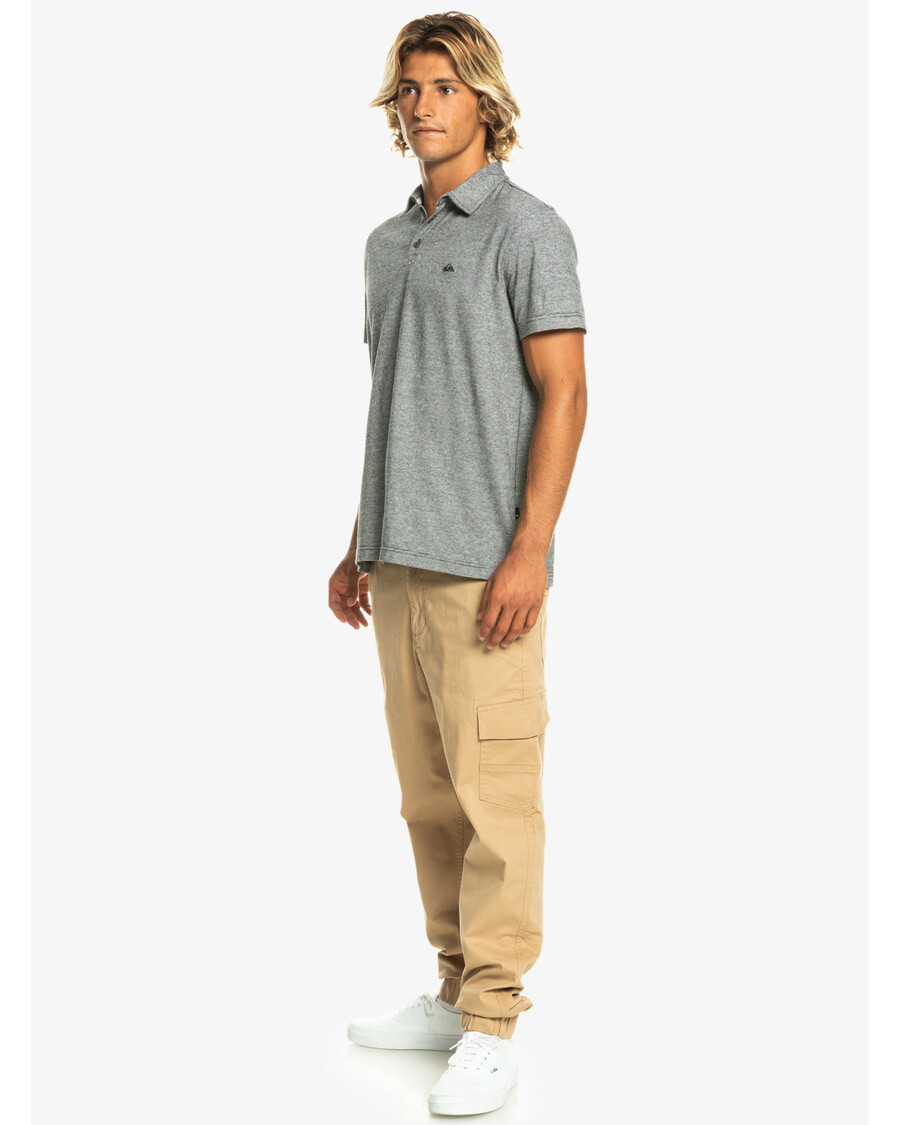 Quiksilver Sunset Cruise Lühikeste Varrukatega Polosärk - Must