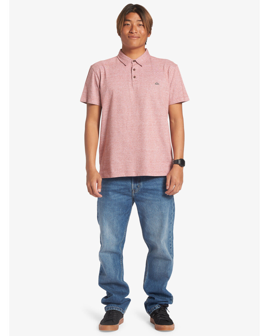 Kaos Polo Lengan Pendek Quiksilver Sunset Cruise - Merah Oker