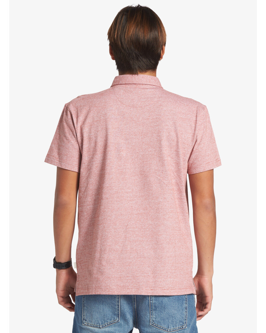 Kaos Polo Lengan Pendek Quiksilver Sunset Cruise - Merah Oker