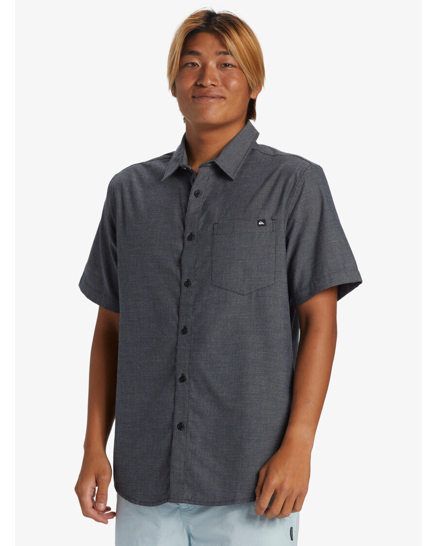 Quik Silver Shoreline Classic Short Sleeve Shirt - Dark Navy