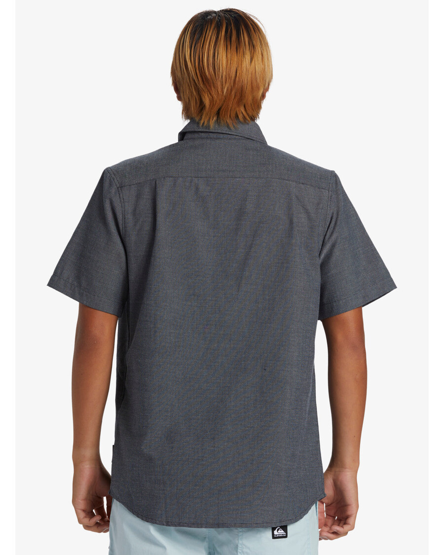 Quik Silver Shoreline Classic Short Sleeve Shirt - Dark Navy