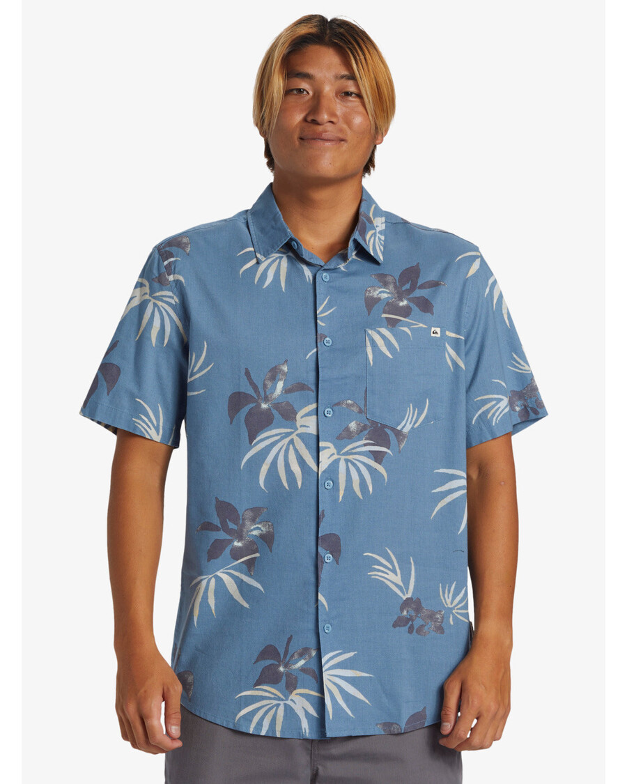 Quik Hopea Apero Classic Lyhythihainen Paita - Blue Shadow Aop Mix Bag