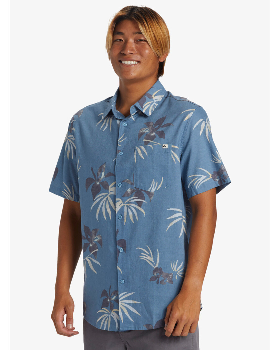 Quik Hopea Apero Classic Lyhythihainen Paita - Blue Shadow Aop Mix Bag