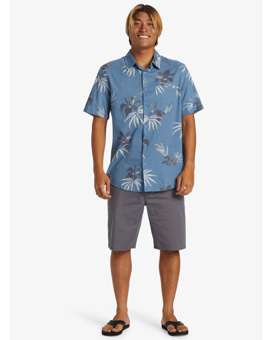 Quik Hopea Apero Classic Lyhythihainen Paita - Blue Shadow Aop Mix Bag