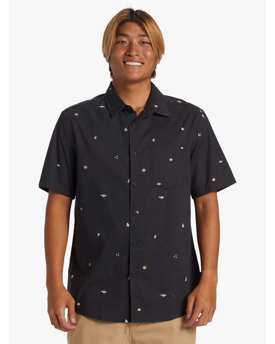 Quik Silver Apero Classic Short Sleeve Shirt - Tarmac Aop Mix Bag Ss