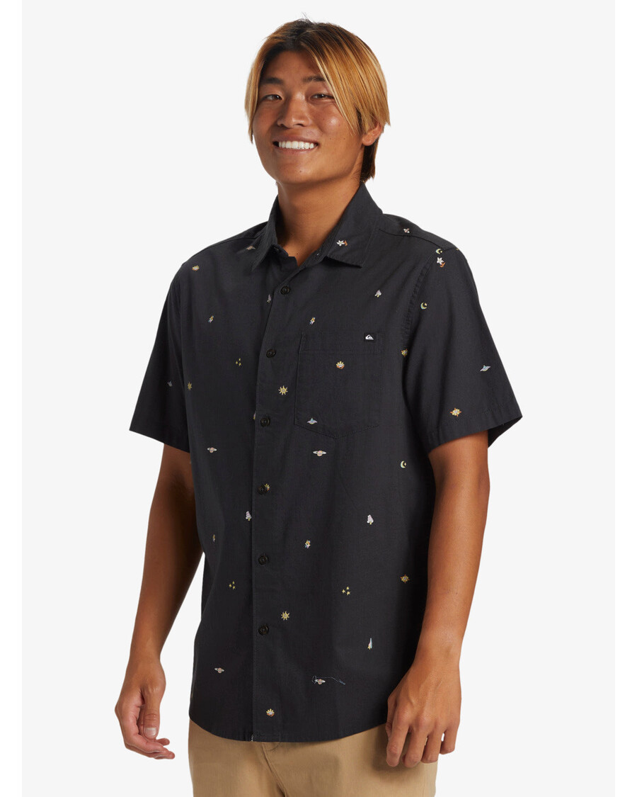 Quik Silver Apero Classic Short Sleeve Shirt - Tarmac Aop Mix Bag Ss