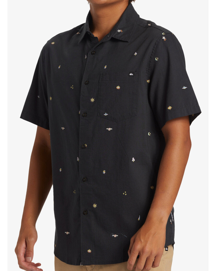 Quik Silver Apero Classic Short Sleeve Shirt - Tarmac Aop Mix Bag Ss