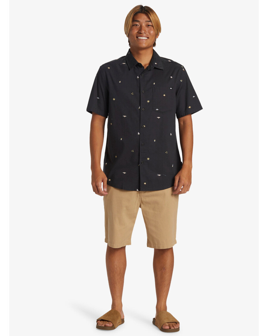 Quik Silver Apero Classic Short Sleeve Shirt - Tarmac Aop Mix Bag Ss