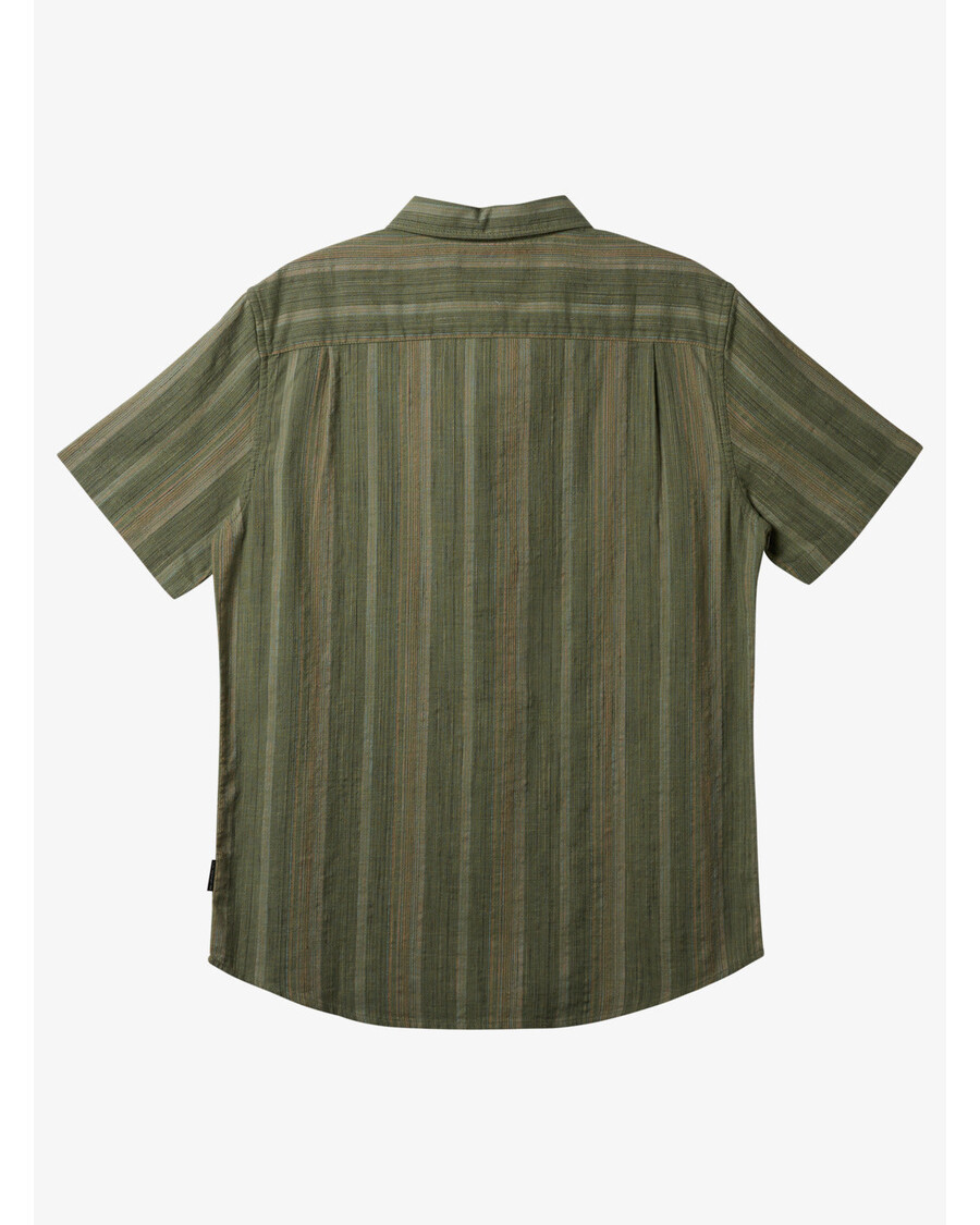 Quik Hopea Pyke Klassinen Lyhythihainen Paita - Merispray Slub Chambray