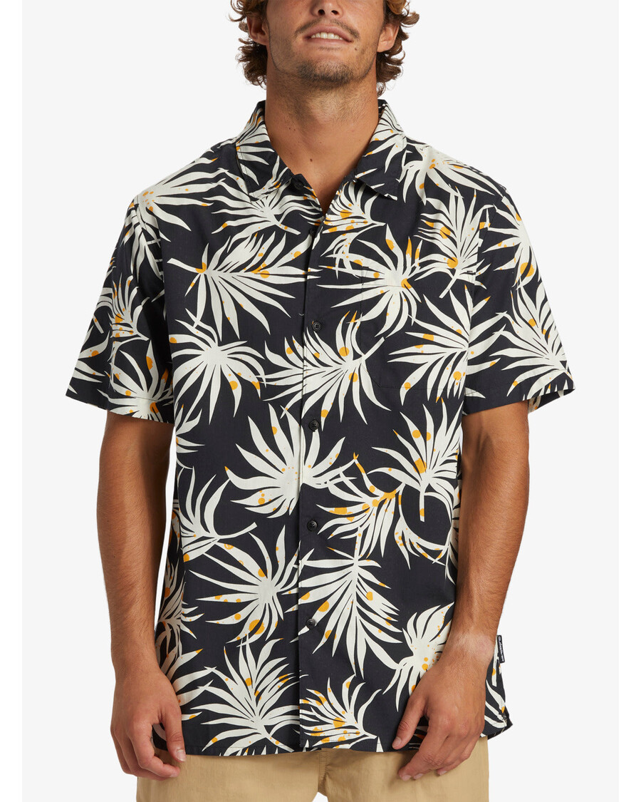 куик силвер беацх цлуб цасуал мајица кратких рукава - црна аоп беттер сс