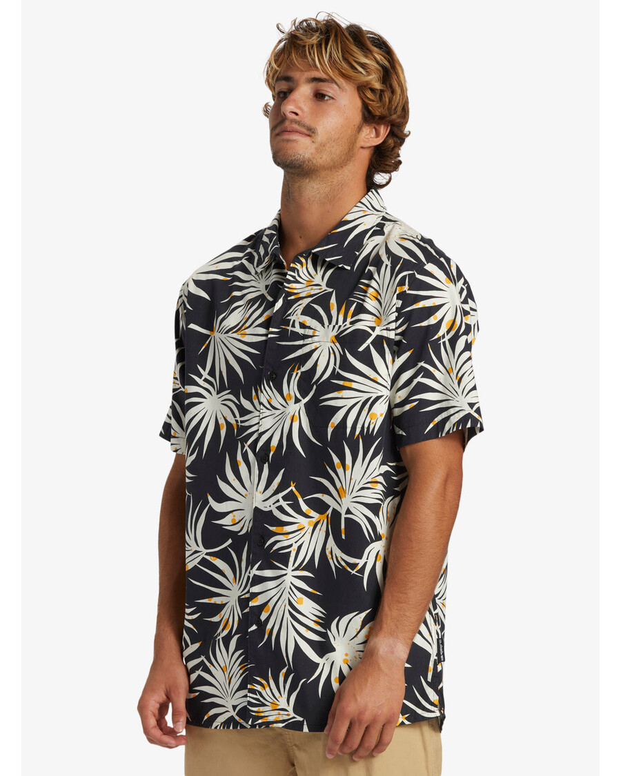 куик силвер беацх цлуб цасуал мајица кратких рукава - црна аоп беттер сс