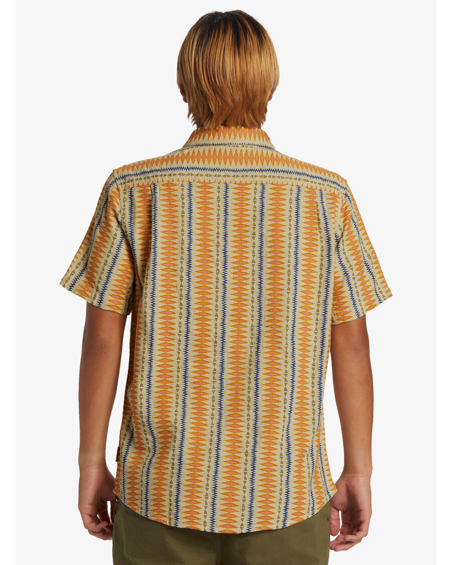 куиксилвер вибратионс класична кошуља кратких рукава - острига бела добби сс