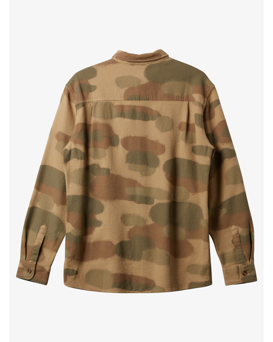 Quik Silver Venture Overshirt Mix Long Sleeve Top - Spray Camo Classic Overshirt