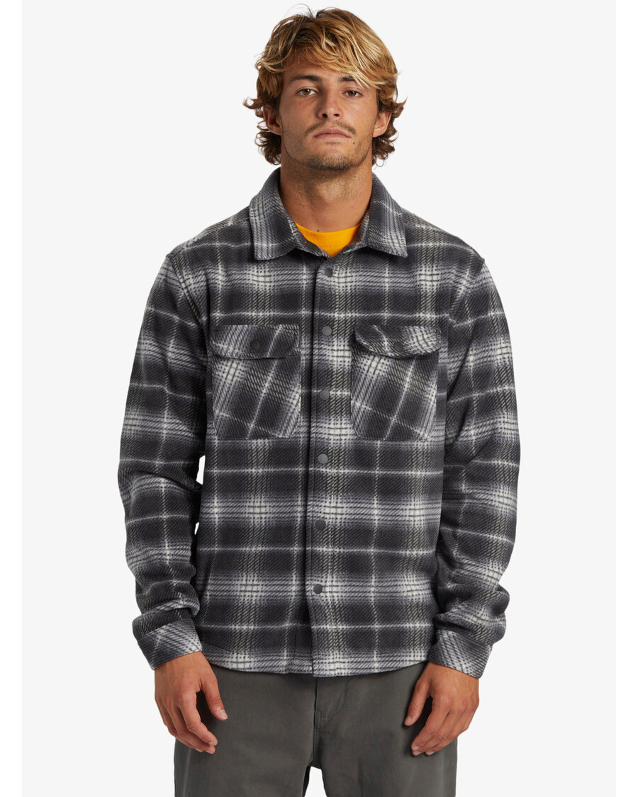 Quiksilver Banglenčių Dienų Marškinėliai Ilgomis Rankovėmis Megztiniai Su Kaklu - Juodi Naršymo Dienos Ls