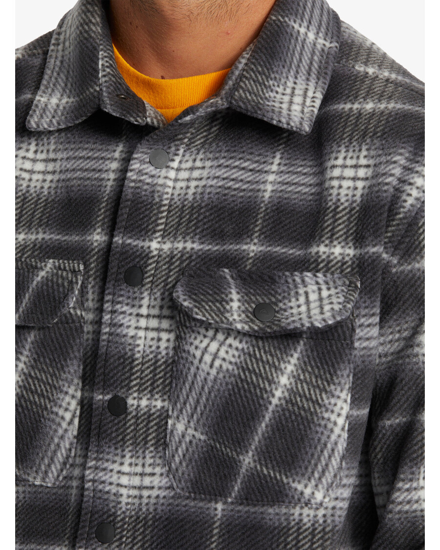 Quiksilver Banglenčių Dienų Marškinėliai Ilgomis Rankovėmis Megztiniai Su Kaklu - Juodi Naršymo Dienos Ls