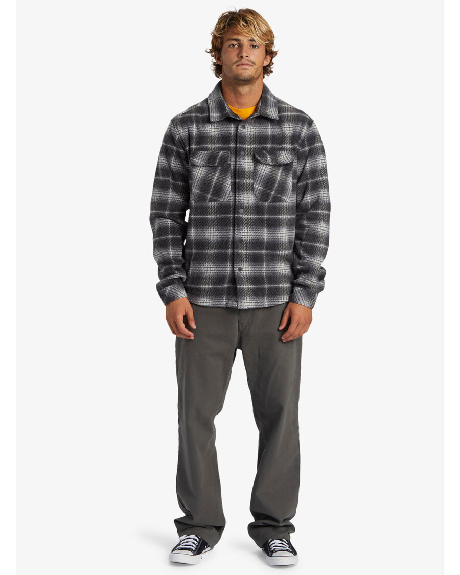 Quiksilver Banglenčių Dienų Marškinėliai Ilgomis Rankovėmis Megztiniai Su Kaklu - Juodi Naršymo Dienos Ls