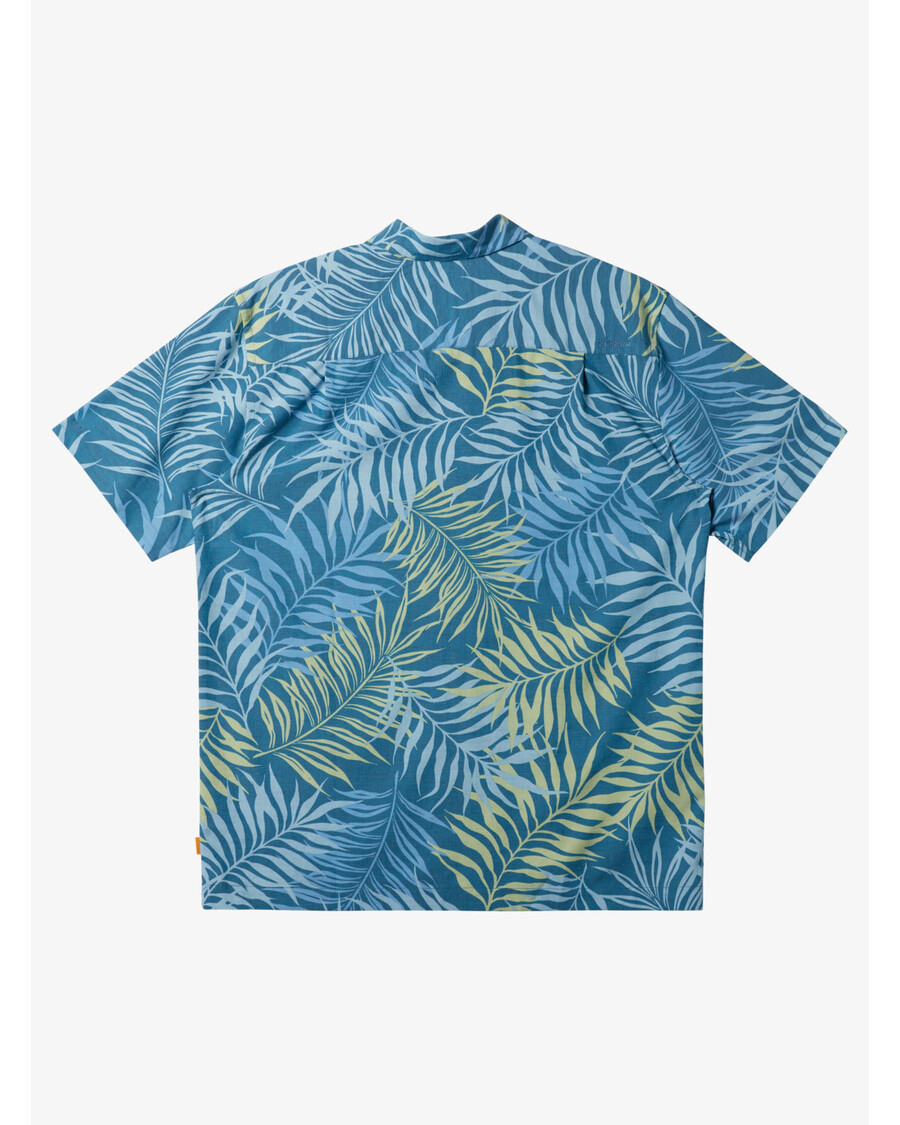 куиксилвер ватерман кошуља од дивље папрати - плави челични ткани од дивље папрати