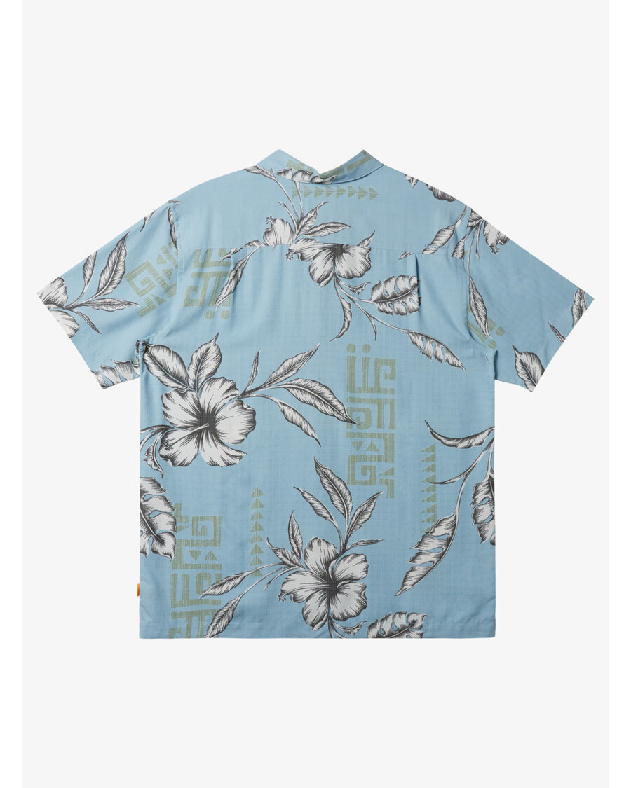 Quik Silver Waterman Troppo Shirt - Dream Blue Troppo Woven