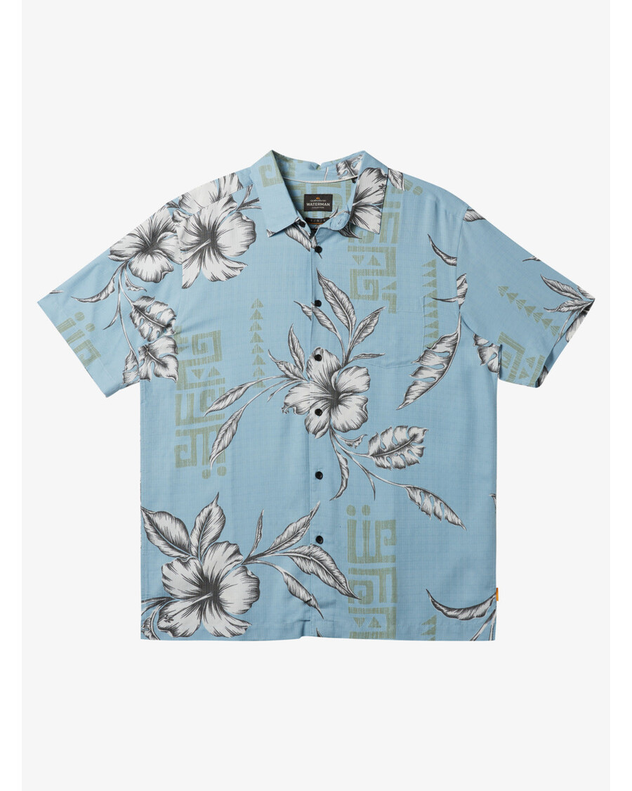 Quiksilver Waterman Troppo πουκάμισο - Dream Blue Troppo υφαντό
