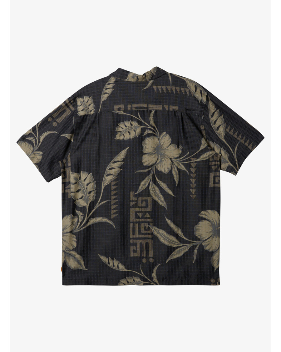 Quiksilver Waterman Troppo Skjorte - Svart Troppo Vevd