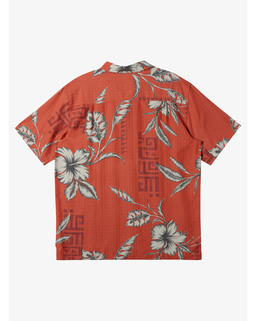 クイックシルバー ウォーターマン トロッポ シャツ - マンゴー トロッポ ウーブン