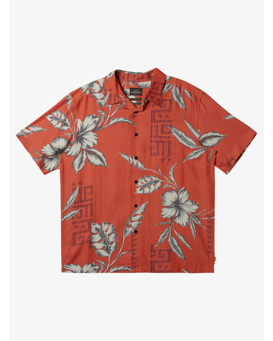 Quiksilver Waterman Troppo πουκάμισο - Mango Troppo υφαντό