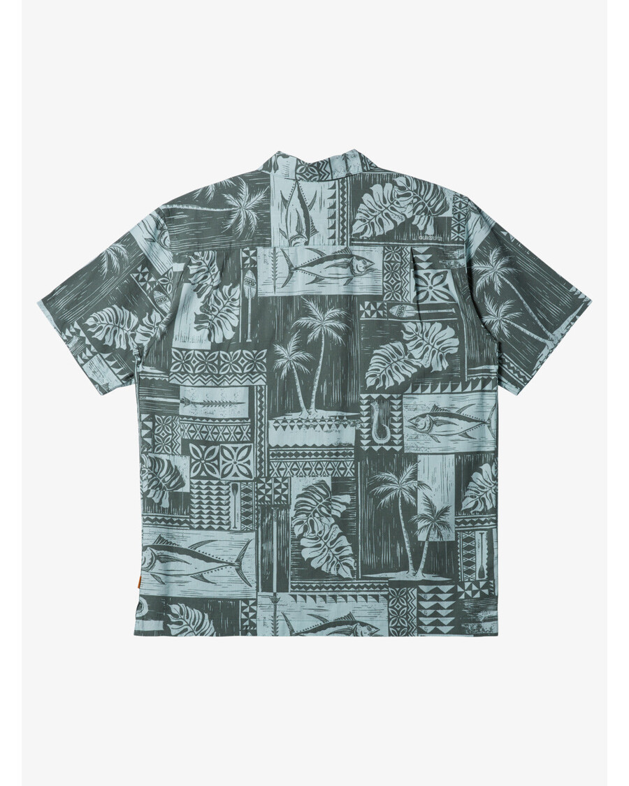 クイックシルバー ウォーターマン ツナヤシ シャツ - 海藻ツナヤシ織り