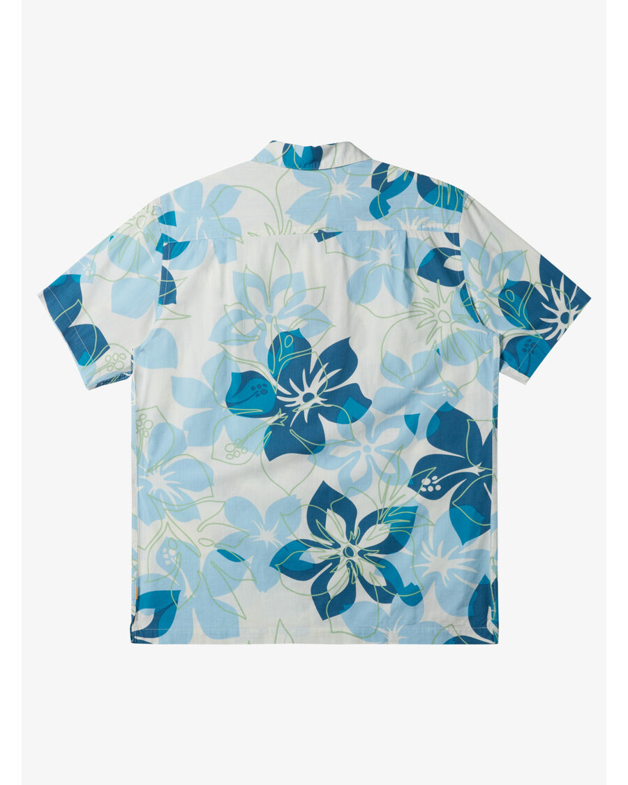 Quik Silver Waterman Wayfarer Shirt - White Wayfarer Woven