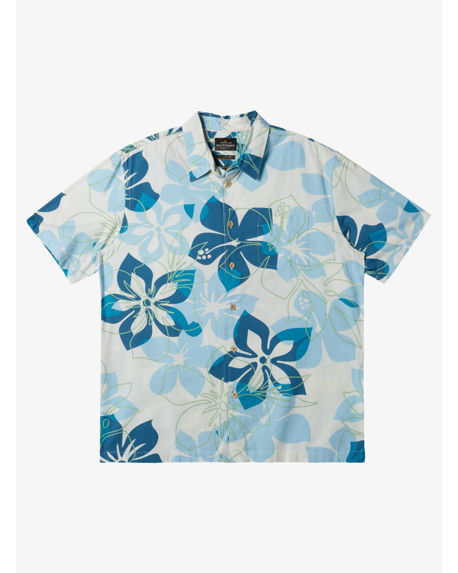 Quiksilver Waterman Wayfarer Särk - Valge Wayfarer Kootud