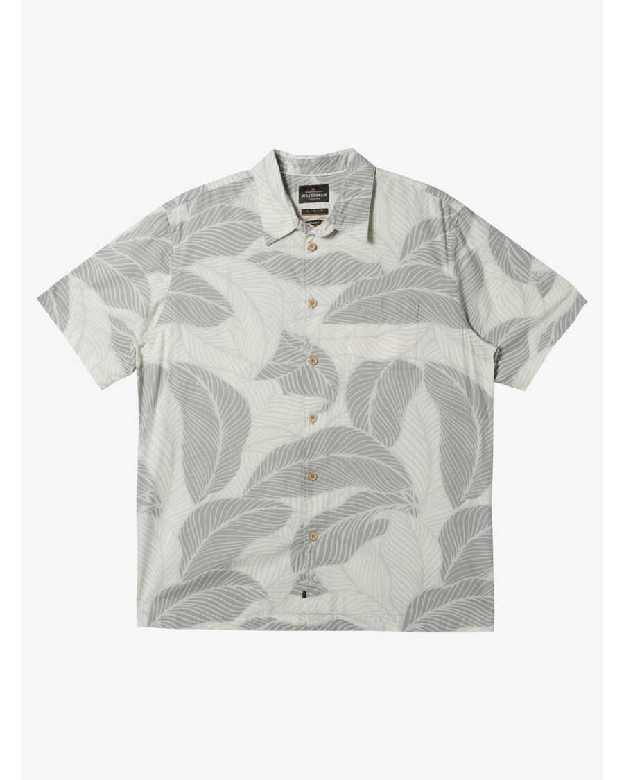 Quiksilver Waterman Leader Madness Shirt - Steel Leader Madness Tkaný