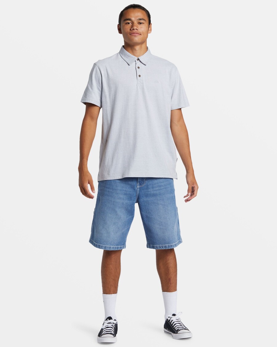 Quik Silver Sunset Cruise Polo Shirt - Quarry