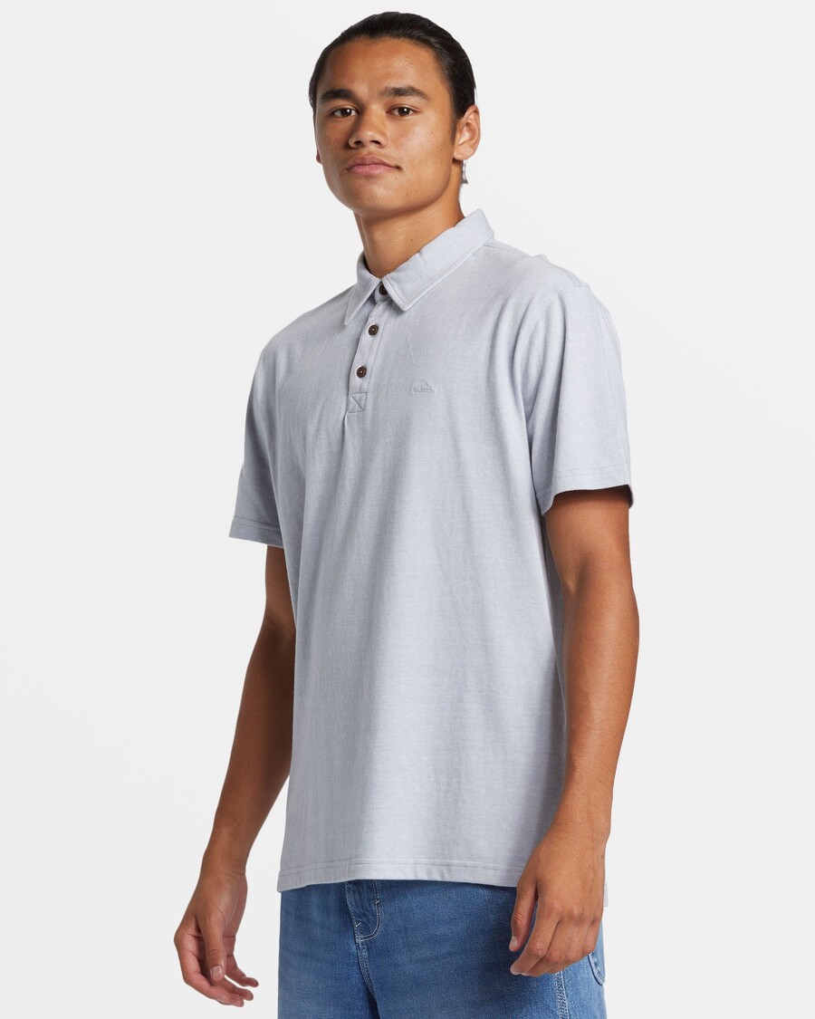 Quik Silver Sunset Cruise Polo Shirt - Quarry