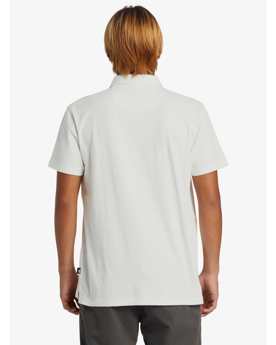 Quiksilver Banner Poolopaita - Lumivalkoinen Banneri Ss Poolo