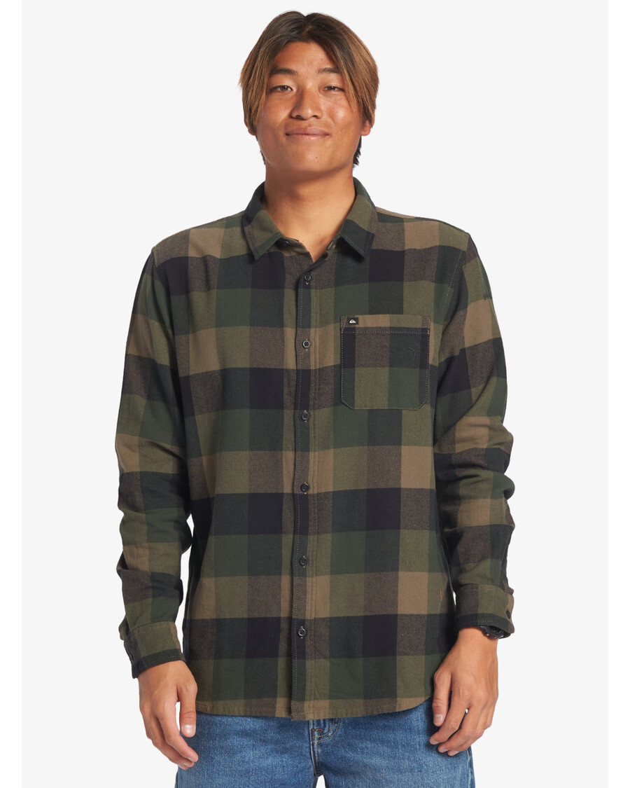 Quik Silver Motherfly Long Sleeve Shirt - Major Brown Motherfly