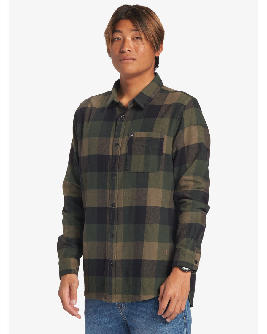 Quik Silver Motherfly Long Sleeve Shirt - Major Brown Motherfly