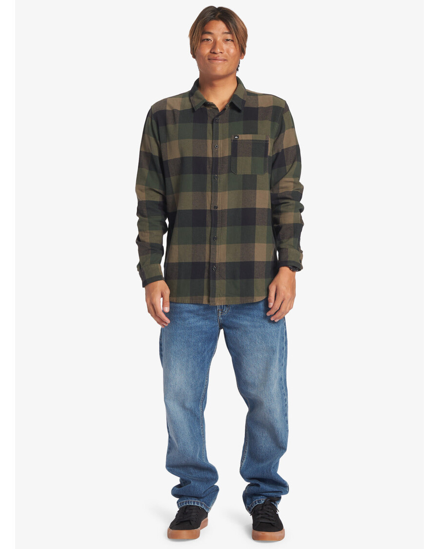 Quik Silver Motherfly Long Sleeve Shirt - Major Brown Motherfly