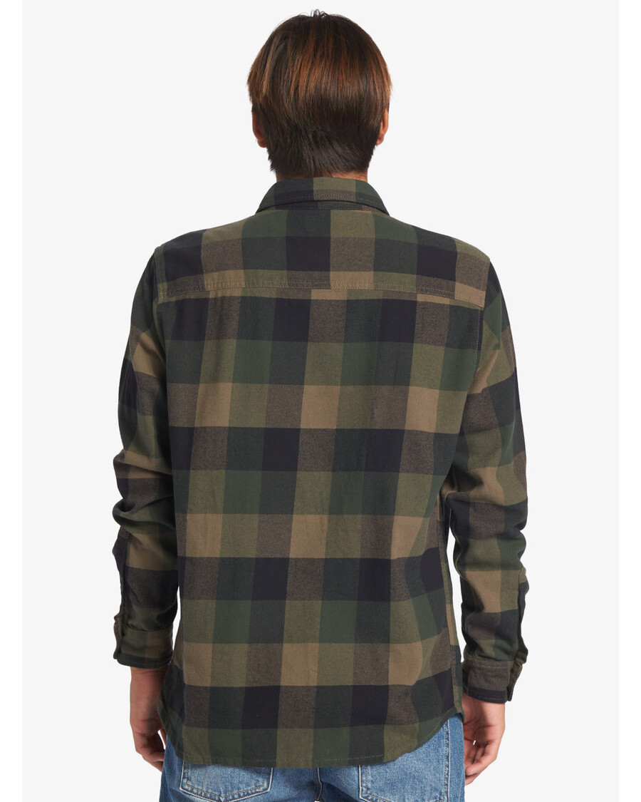 Quik Silver Motherfly Long Sleeve Shirt - Major Brown Motherfly