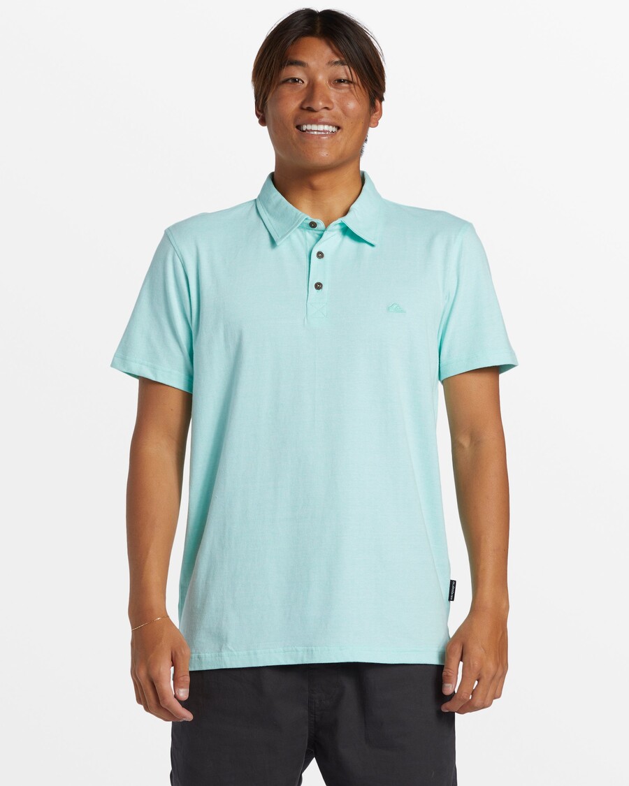 Quik Silver Sunset Cruise Polo Shirt - Beveled Glass